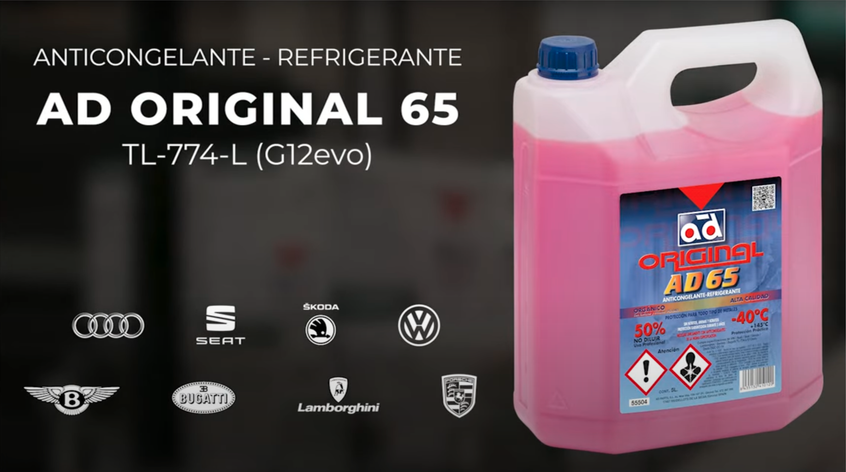 Ampliamos gama de anticongelantes – refrigerantes con AD Original 65